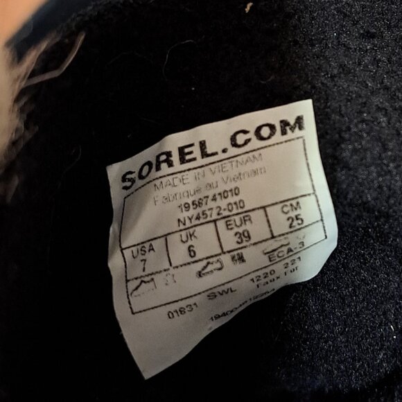 Sorel Youth Whitney II Joan Lace Boot — Waterproof Winter Boots,size 7 - Picture 5 of 12